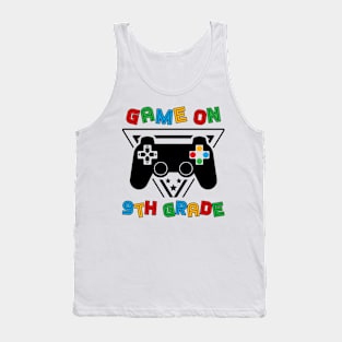 Back To School Game On 9th Grade Funny Gamer Kids Boys Tank Top